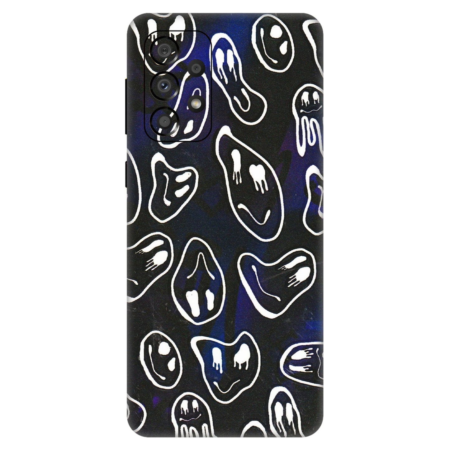 Samsung A/S Series Phone Skins (All Models) - Distorted Smileys - 3D Embossed Finish (L-92) Samsung Galaxy A33(5G)