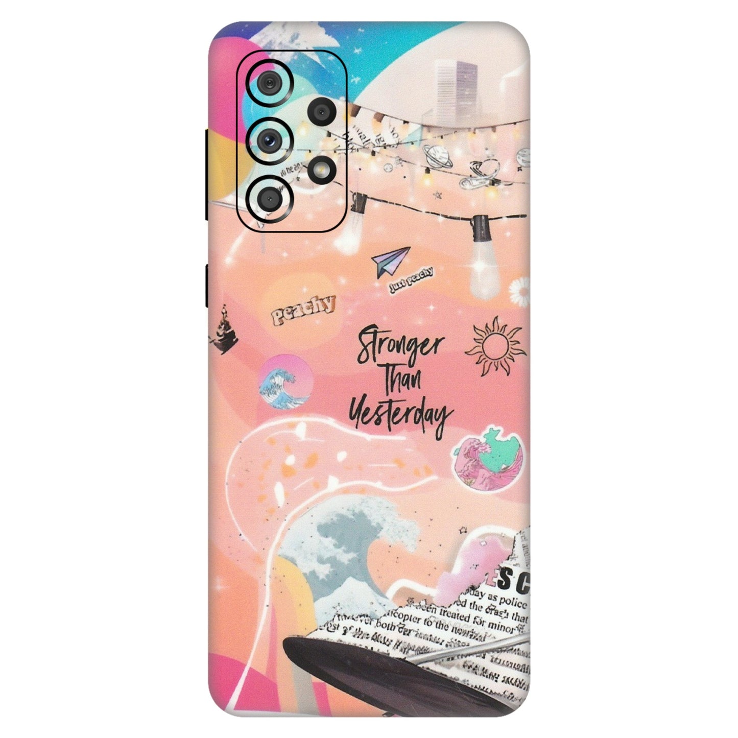 Samsung A/S Series Phone Skins (All Models) - Stronger Then Yesterday - Matte Finish (M-128) Samsung Galaxy A33(5G)