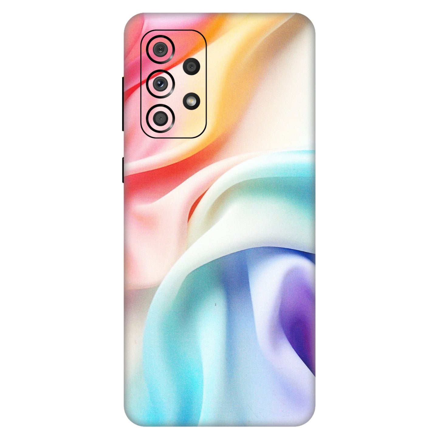 Samsung A/S Series Phone Skins (All Models) - Colourful Silk Cloth - Matte Finish (M-165) Samsung Galaxy A33(5G)
