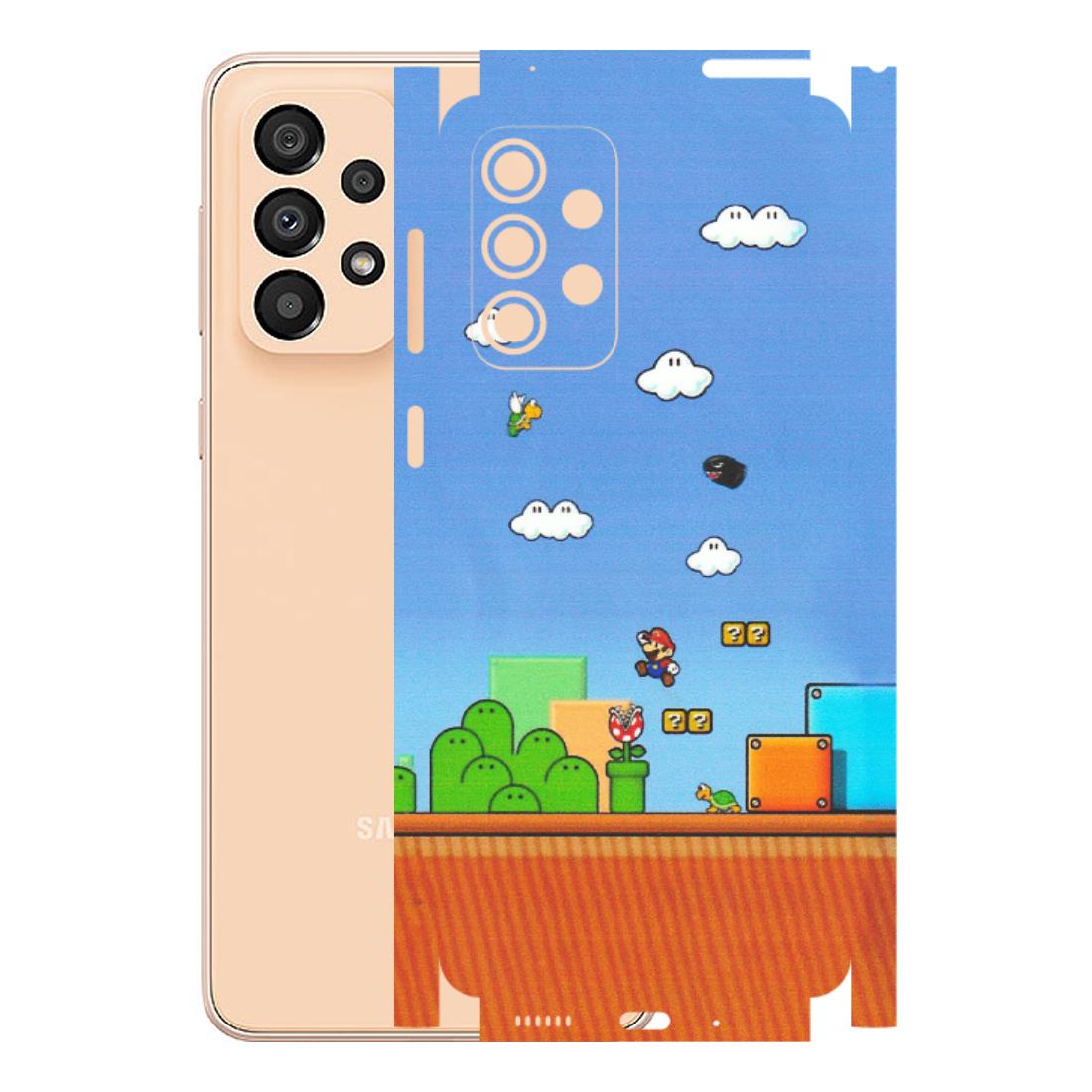 Samsung A/S Series Phone Skins (All Models) - Mario Game Scene - Matte Finish (M-24) Samsung Galaxy A33(5G)