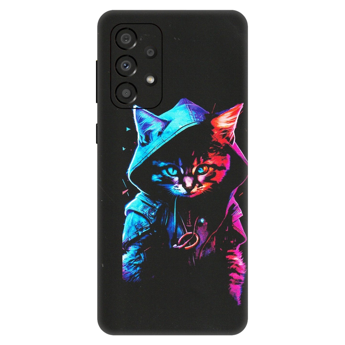 Samsung A/S Series Phone Skins (All Models) - Cyberpunk Cat - Matte Finish (M-45) Samsung Galaxy A33(5G)