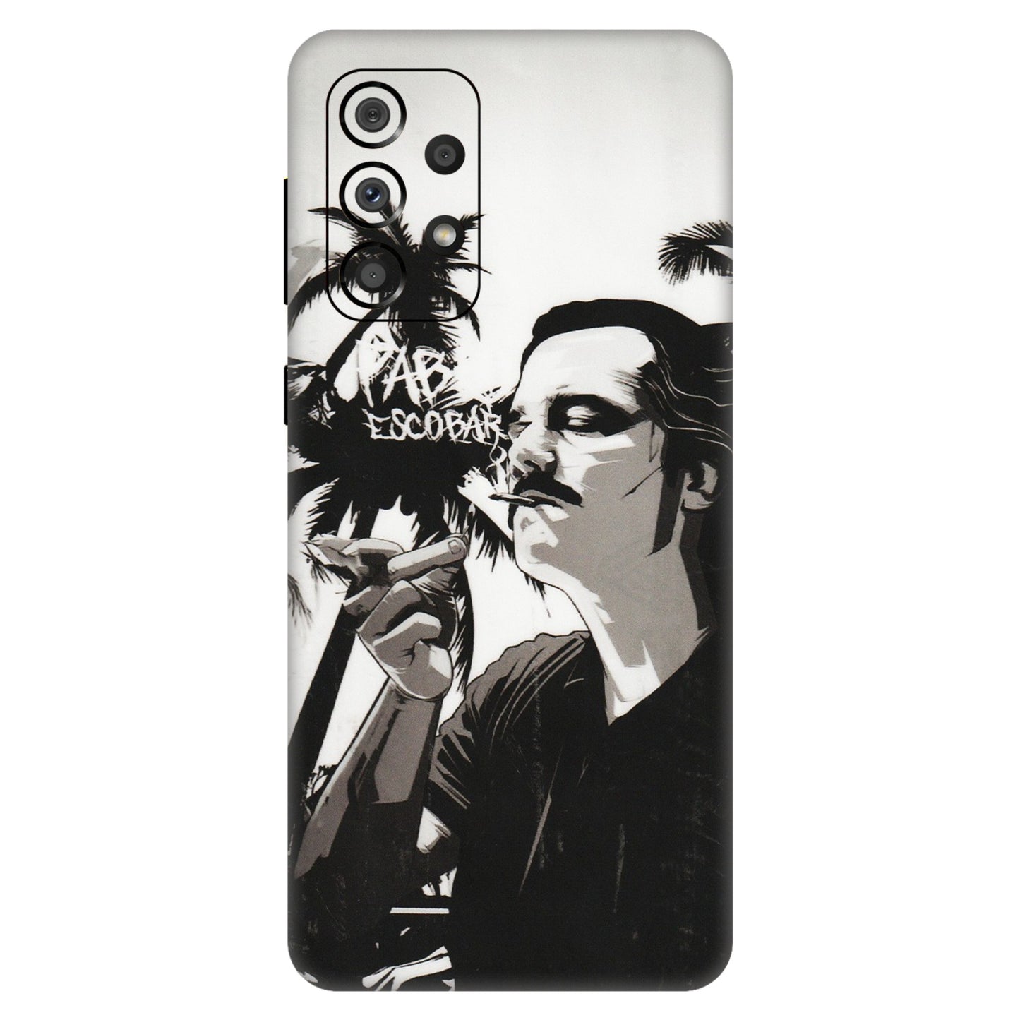 Samsung A/S Series Phone Skins (All Models) - Pab Escobar - Transparent Finish (T-05) Samsung Galaxy A33(5G)