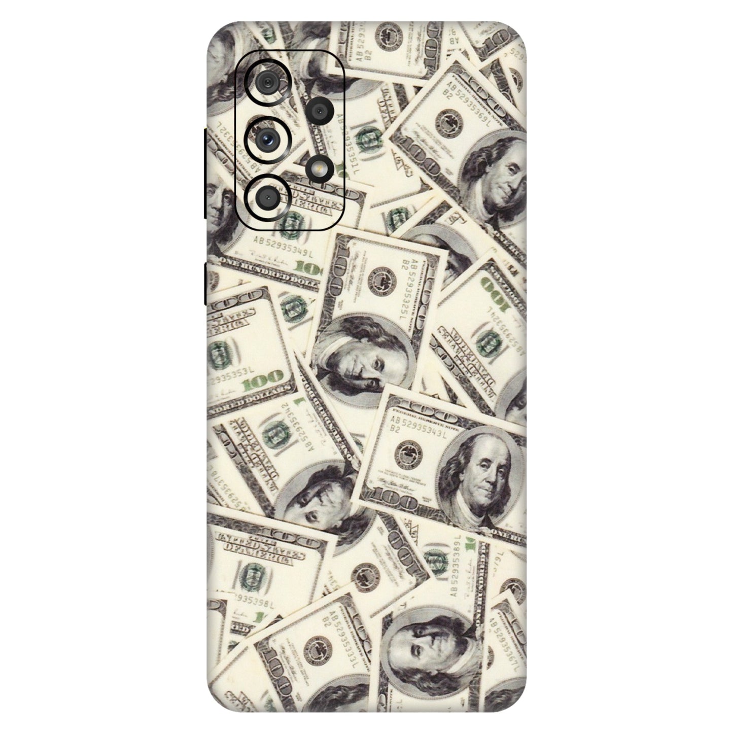 Samsung A/S Series Phone Skins (All Models) - Dollar Lover - Transparent Finish (T-17) Samsung Galaxy A33(5G)