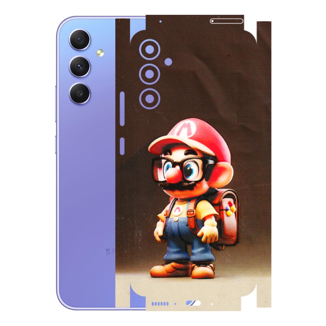 Samsung A/S Series Phone Skins (All Models) - Little Mario - 3D Embossed Finish (L-119) Samsung Galaxy A34 (5G)