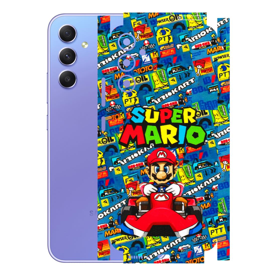 Samsung A/S Series Phone Skins (All Models) - Super Mario Kart - 3D Embossed Finish (L-140) Samsung Galaxy A34 (5G)