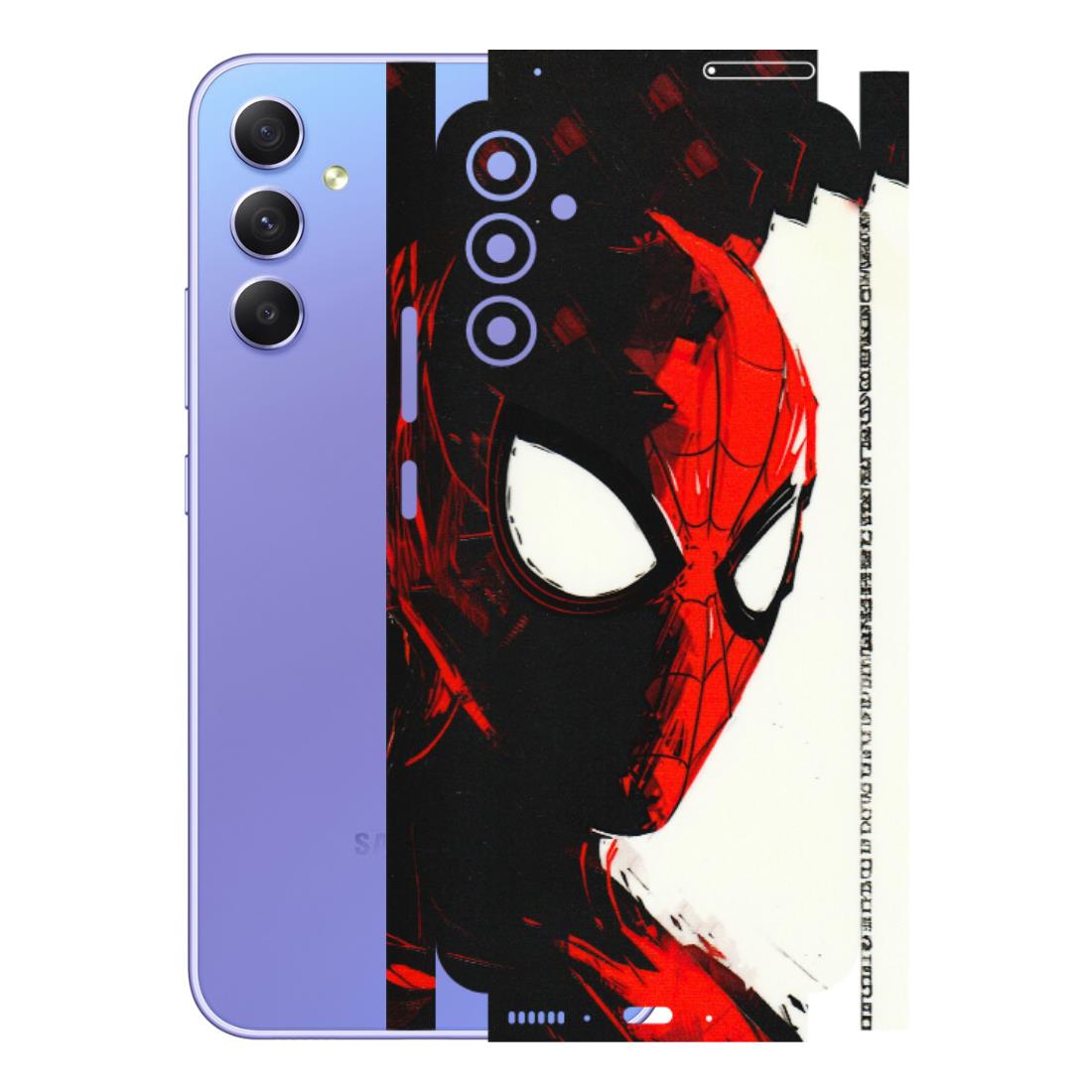 Samsung A/S Series Phone Skins (All Models) - Spiderman Killer Face - 3D Embossed Finish (L-17) Samsung Galaxy A34 (5G)