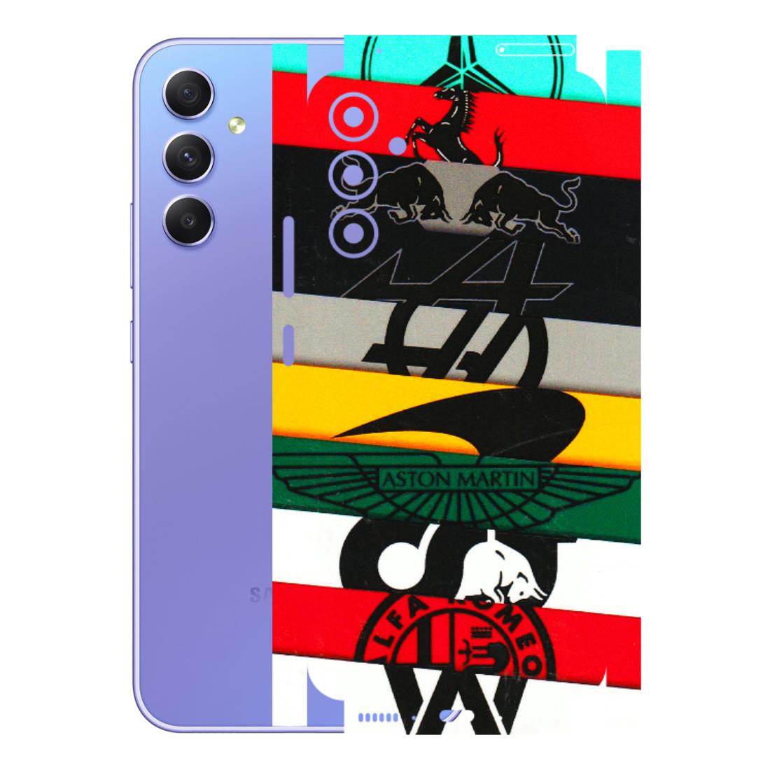 Samsung A/S Series Phone Skins (All Models) - Multi Designer Brands - 3D Embossed Finish (L-187) Samsung Galaxy A34 (5G)
