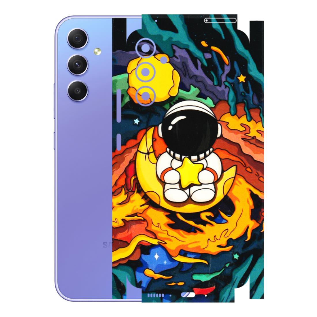 Samsung A/S Series Phone Skins (All Models) - Baby Astronaut - 3D Embossed Finish (L-197) Samsung Galaxy A34 (5G)