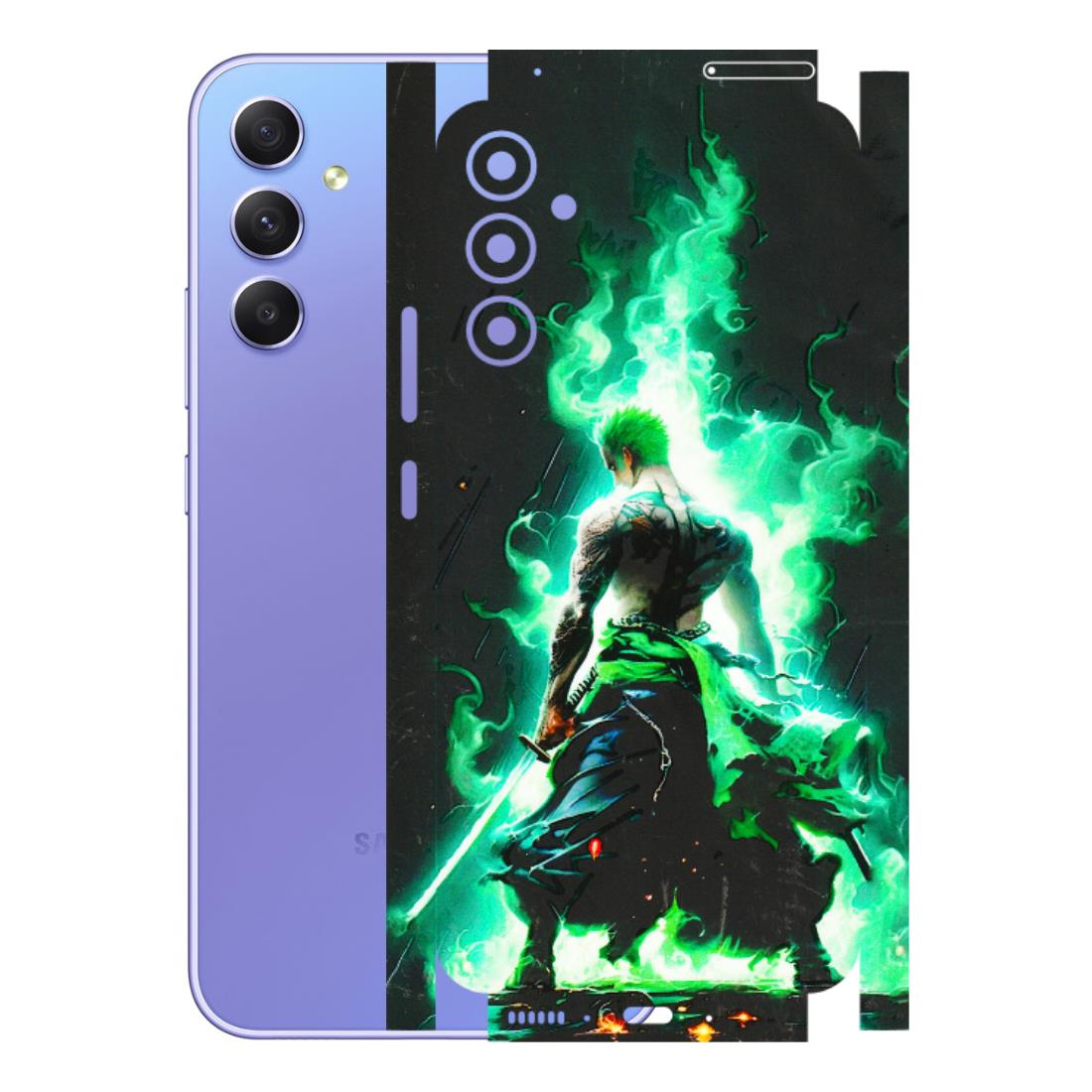 Samsung A/S Series Phone Skins (All Models) - Zoro Sword - 3D Embossed Finish (L-241) Samsung Galaxy A34 (5G)