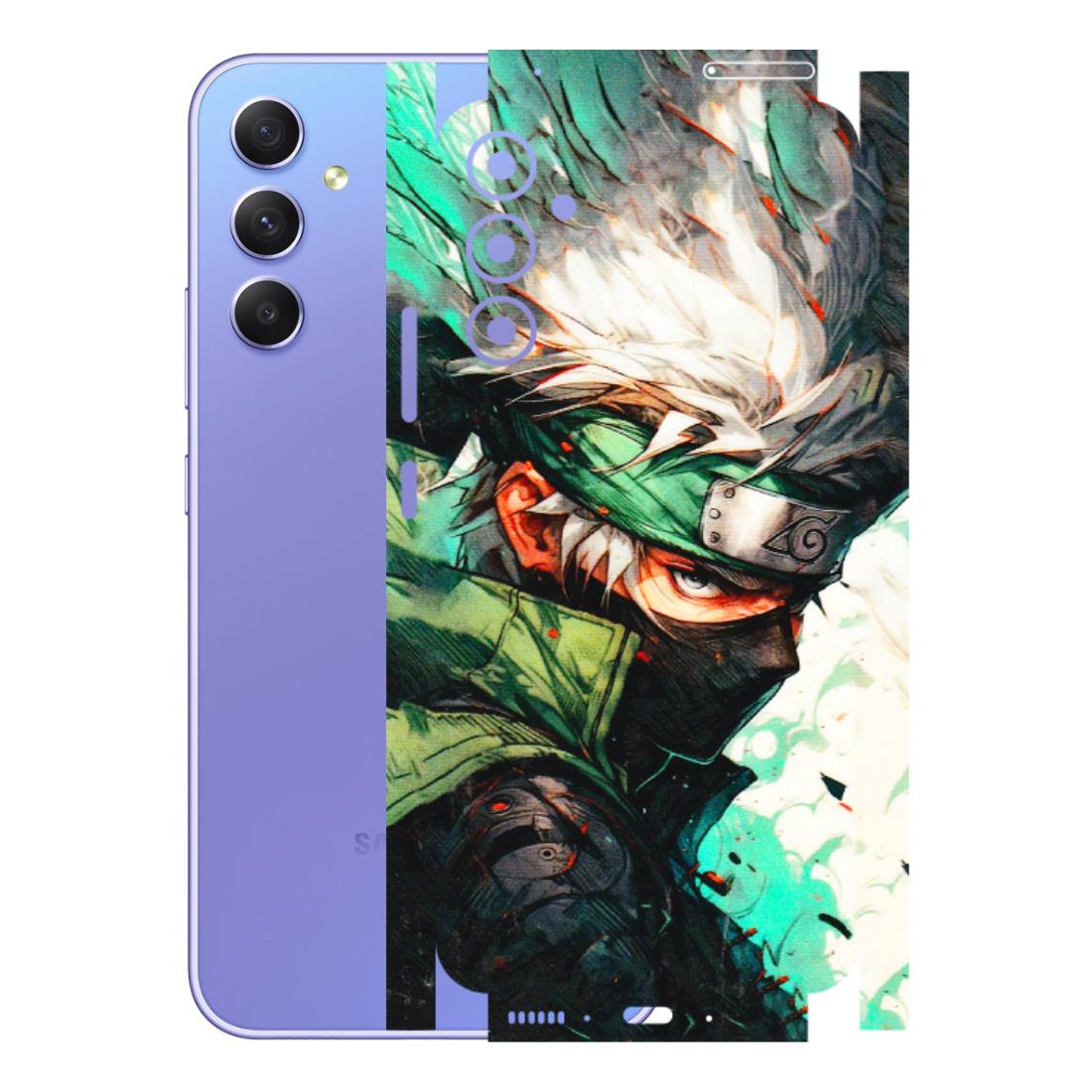 Samsung A/S Series Phone Skins (All Models) - Kakashi Side Profile - 3D Embossed Finish (L-249) Samsung Galaxy A34 (5G)