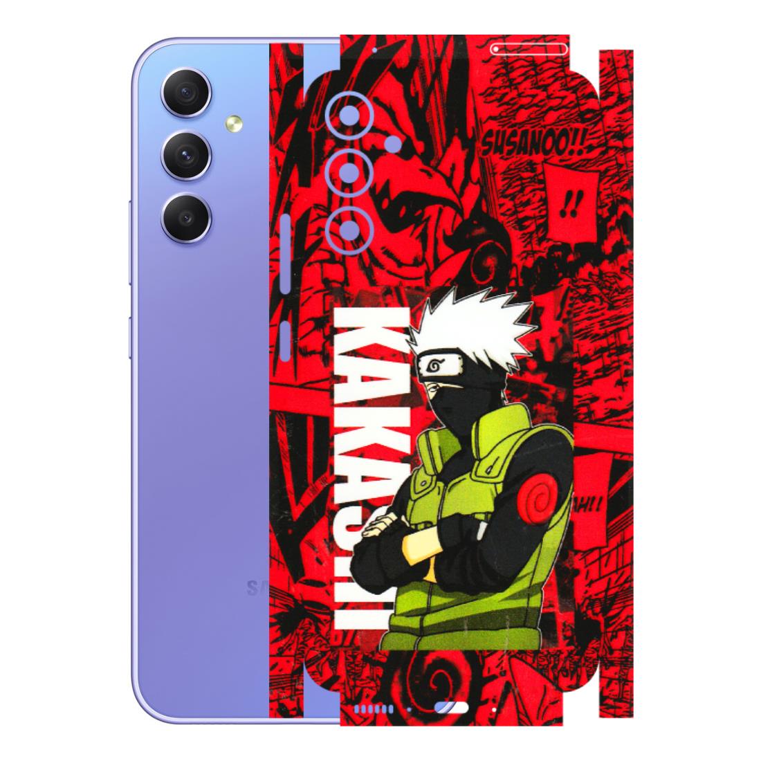 Samsung A/S Series Phone Skins (All Models) - Kakashi Red Anime - 3D Embossed Finish (L-251) Samsung Galaxy A34 (5G)