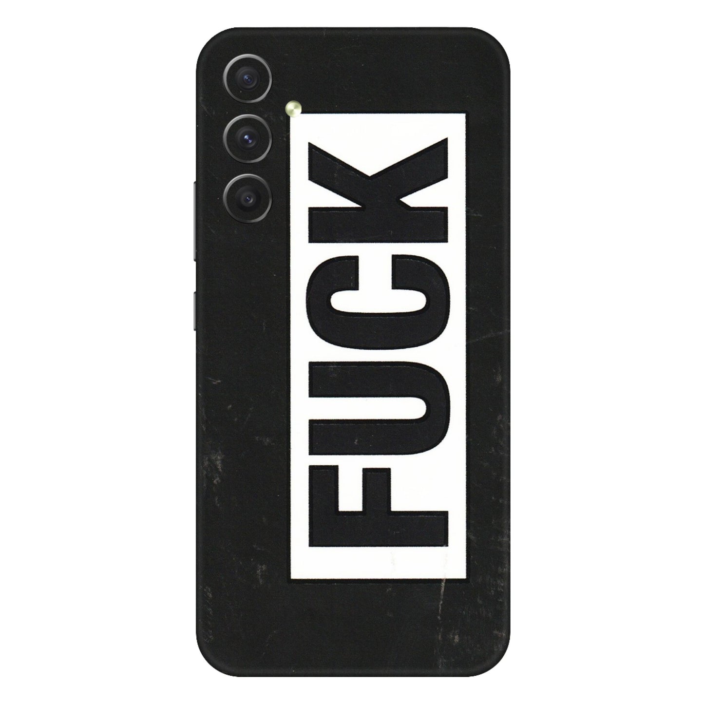 Samsung A/S Series Phone Skins (All Models) - The F Word - 3D Embossed Finish (L-255) Samsung Galaxy A34 (5G)