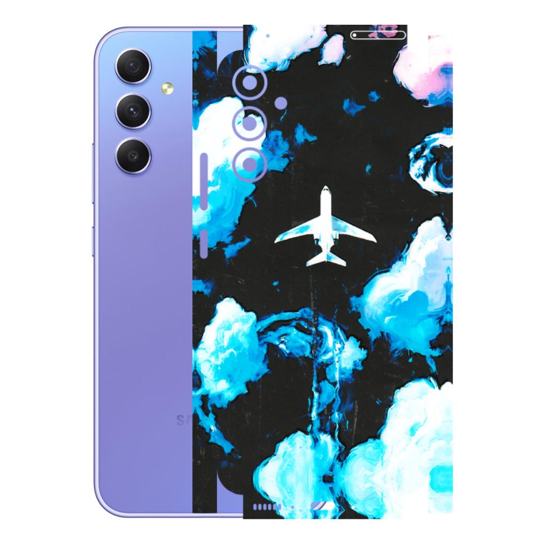 Samsung A/S Series Phone Skins (All Models) - Travel In Airline - 3D Embossed Finish (L-264) Samsung Galaxy A34 (5G)