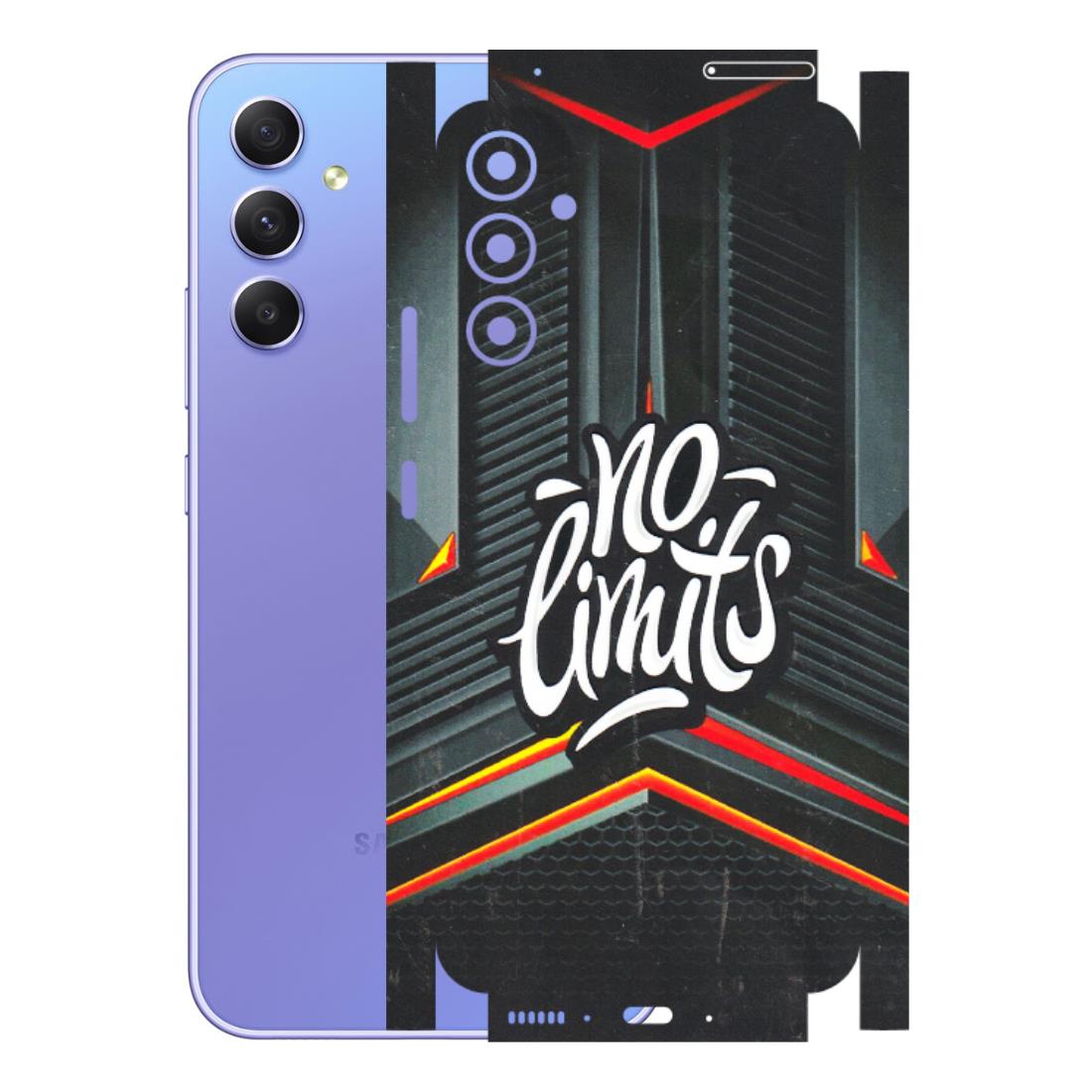 Samsung A/S Series Phone Skins (All Models) - No Limits - 3D Embossed Finish (L-286) Samsung Galaxy A34 (5G)