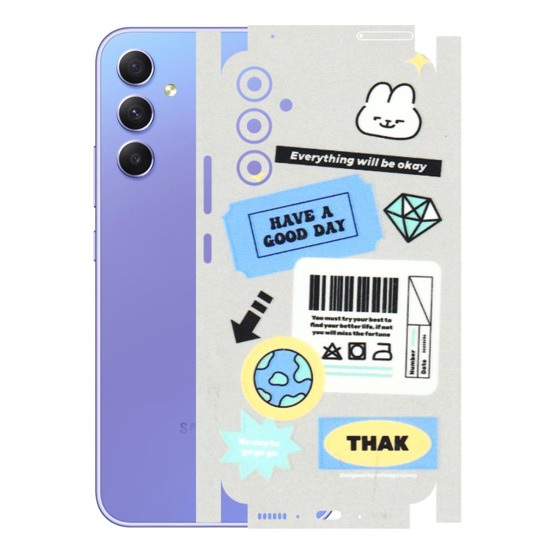 Samsung A/S Series Phone Skins (All Models) - Will Be Okay Design - 3D Embossed Finish (L-316) Samsung Galaxy A34 (5G)