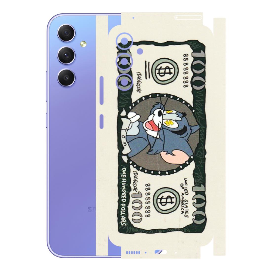 Samsung A/S Series Phone Skins (All Models) - Tom Hundred Dollar - 3D Embossed Finish (L-324) Samsung Galaxy A34 (5G)