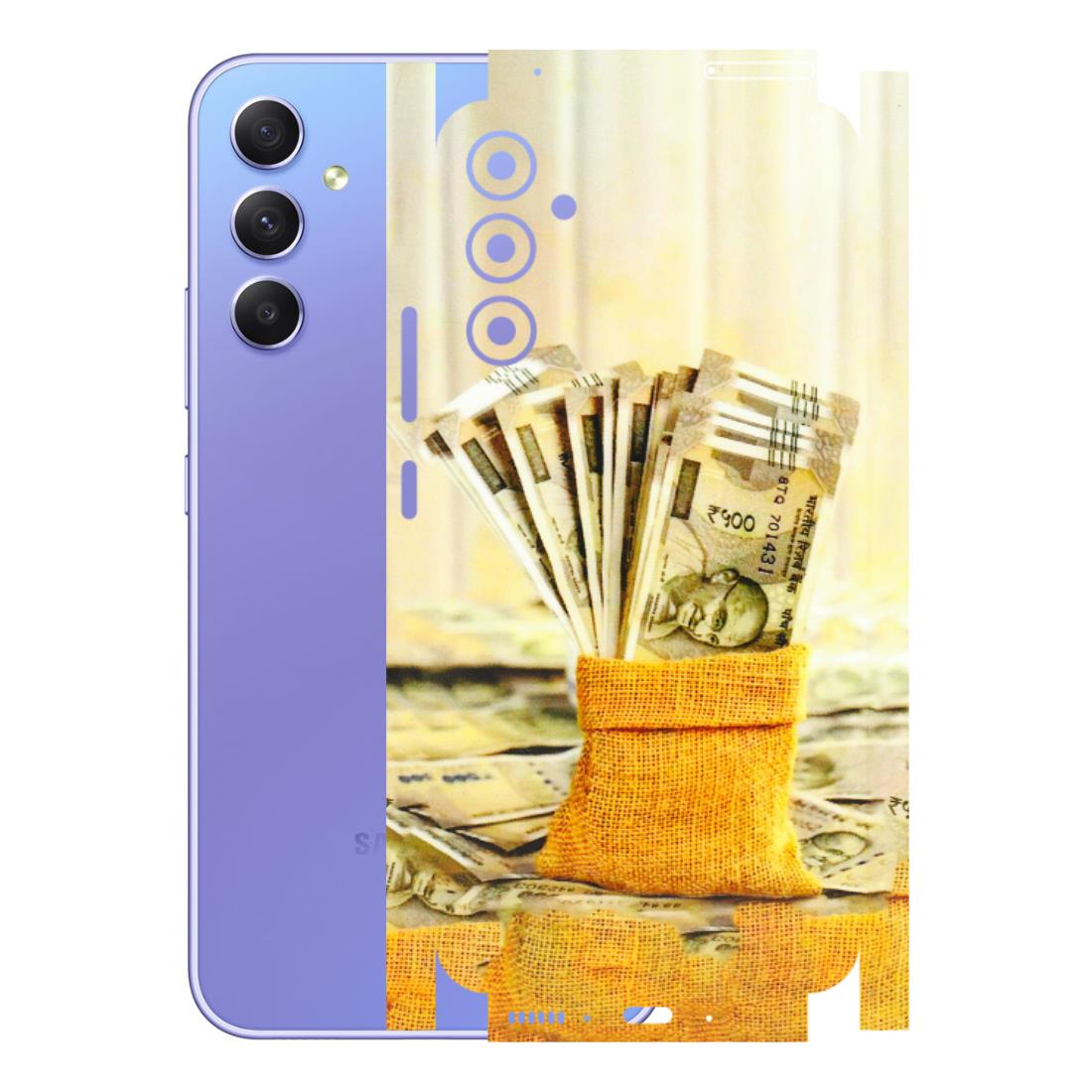 Samsung A/S Series Phone Skins (All Models) - Show Me The Money - 3D Embossed Finish (L-52) Samsung Galaxy A34 (5G)