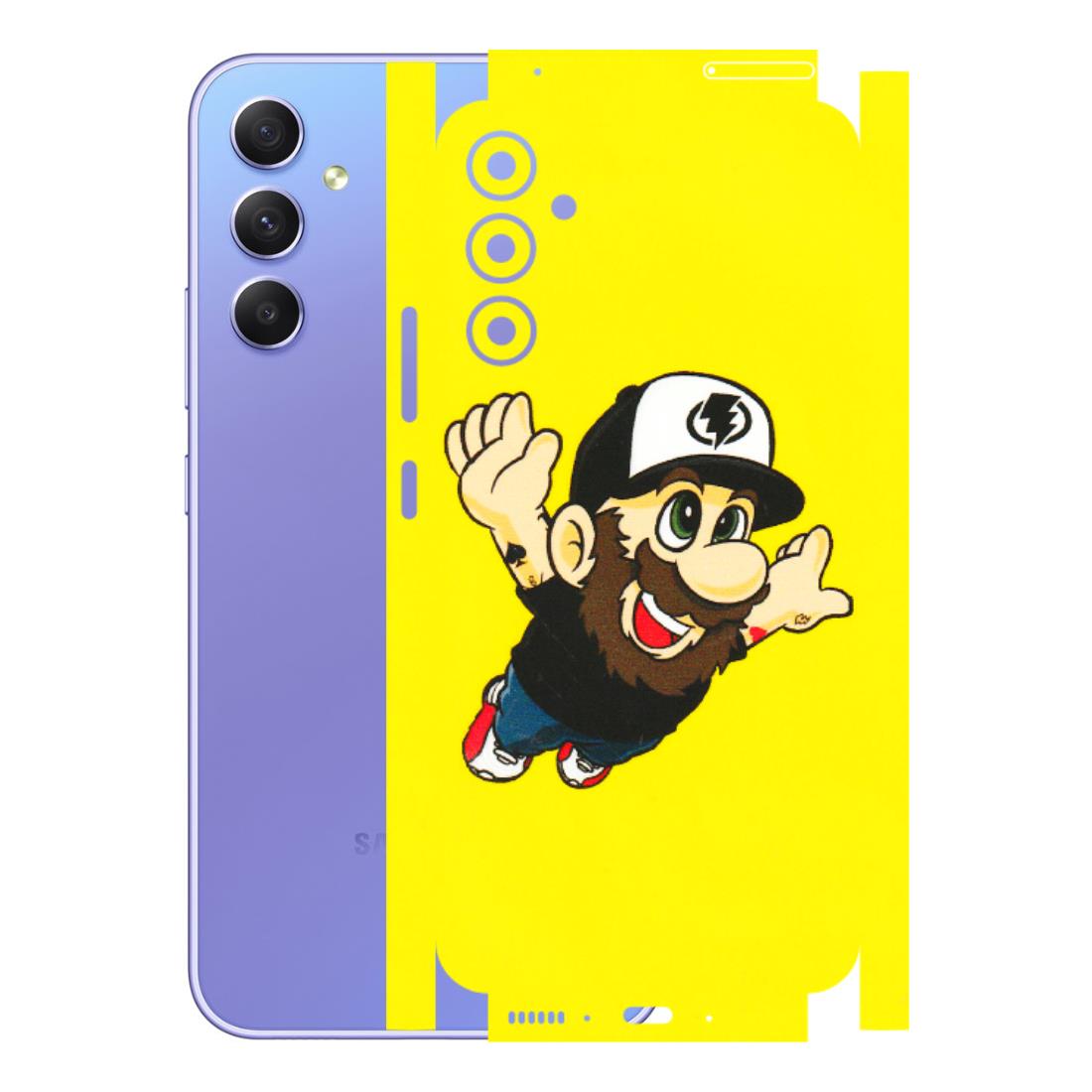 Samsung A/S Series Phone Skins (All Models) - Flying Beardo - 3D Embossed Finish (L-60) Samsung Galaxy A34 (5G)