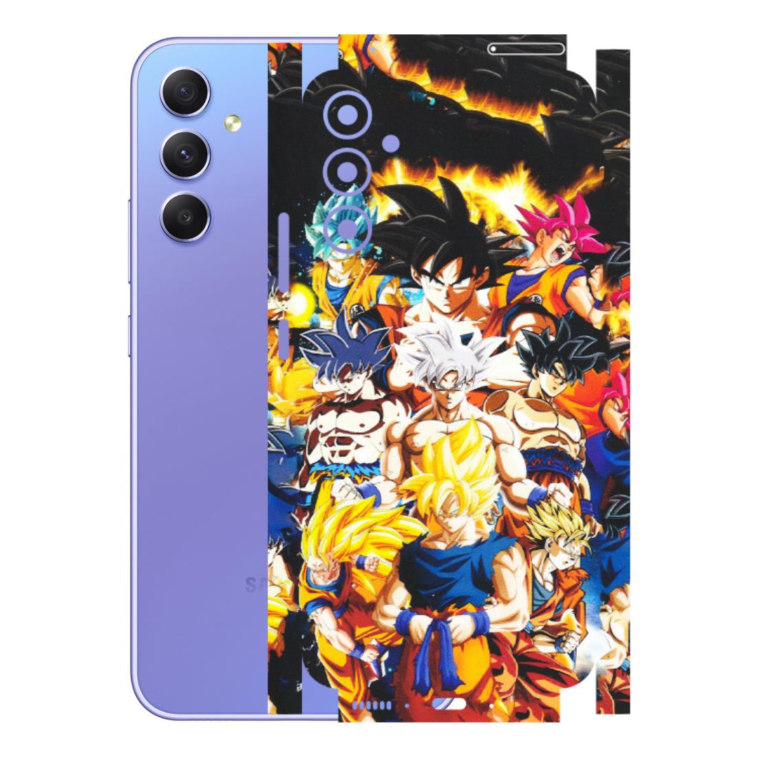 Samsung A/S Series Phone Skins (All Models) - Ultimate Dragon Ball Z - Matte Finish (M-100) Samsung Galaxy A34 (5G)