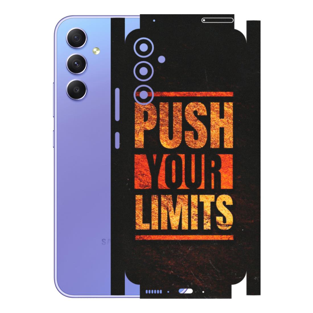 Samsung A/S Series Phone Skins (All Models) - Push Your Limits - Matte Finish (M-118) Samsung Galaxy A34 (5G)
