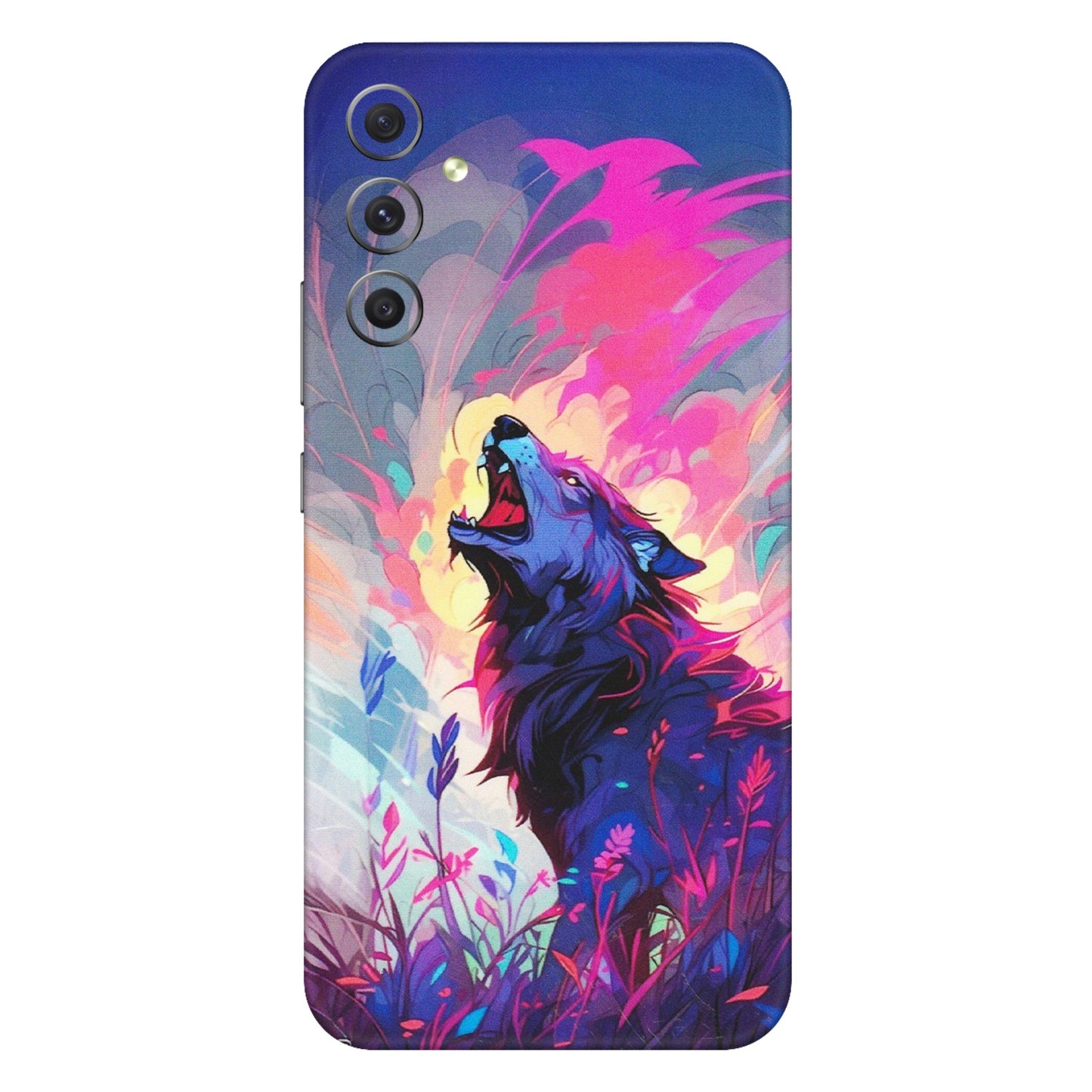 Samsung A/S Series Phone Skins (All Models) - New Wild Wolf Abstract - Matte Finish (M-125) Samsung Galaxy A34 (5G)