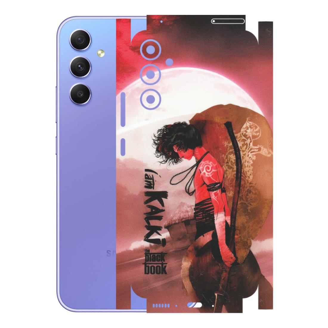 Samsung A/S Series Phone Skins (All Models) - The Black Book Kalia Anime - Matte Finish (M-129) Samsung Galaxy A34 (5G)