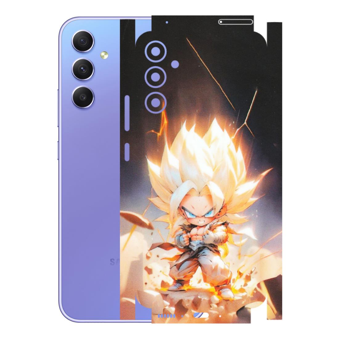 Samsung A/S Series Phone Skins (All Models) - Goku Dragon Cute Anime - Matte Finish (M-131) Samsung Galaxy A34 (5G)