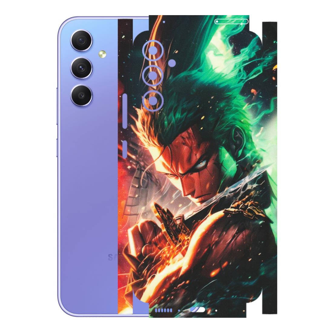 Samsung A/S Series Phone Skins (All Models) - Anime Gojo Sword - Matte Finish (M-32) Samsung Galaxy A34 (5G)