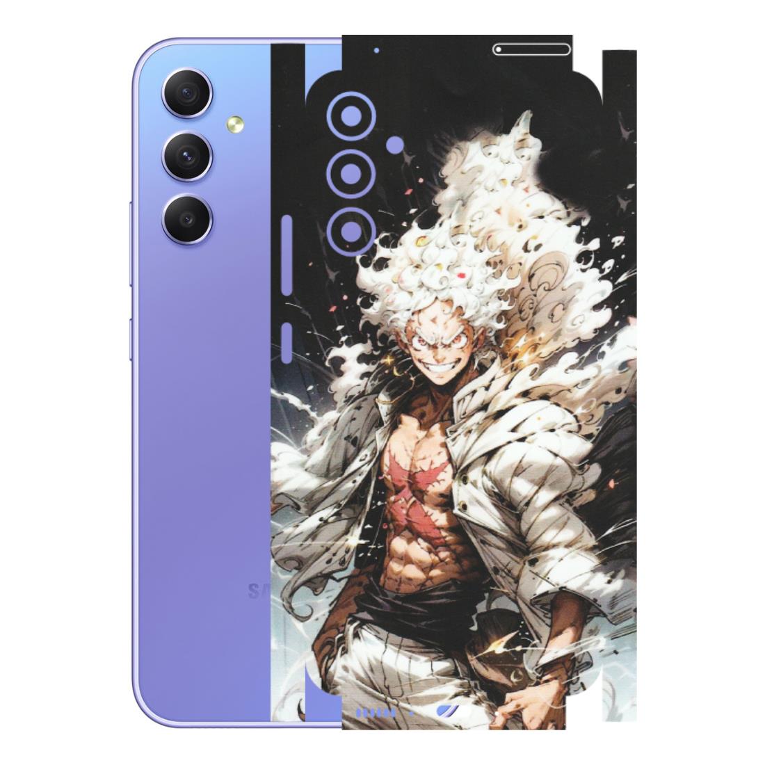 Samsung A/S Series Phone Skins (All Models) - Anime Angry Classy Character - Matte Finish (M-34) Samsung Galaxy A34 (5G)