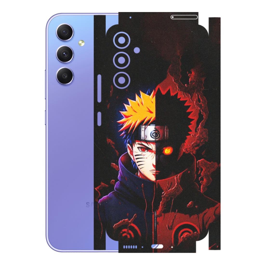 Samsung A/S Series Phone Skins (All Models) - Naruto X Evil - Matte Finish (M-70) Samsung Galaxy A34 (5G)