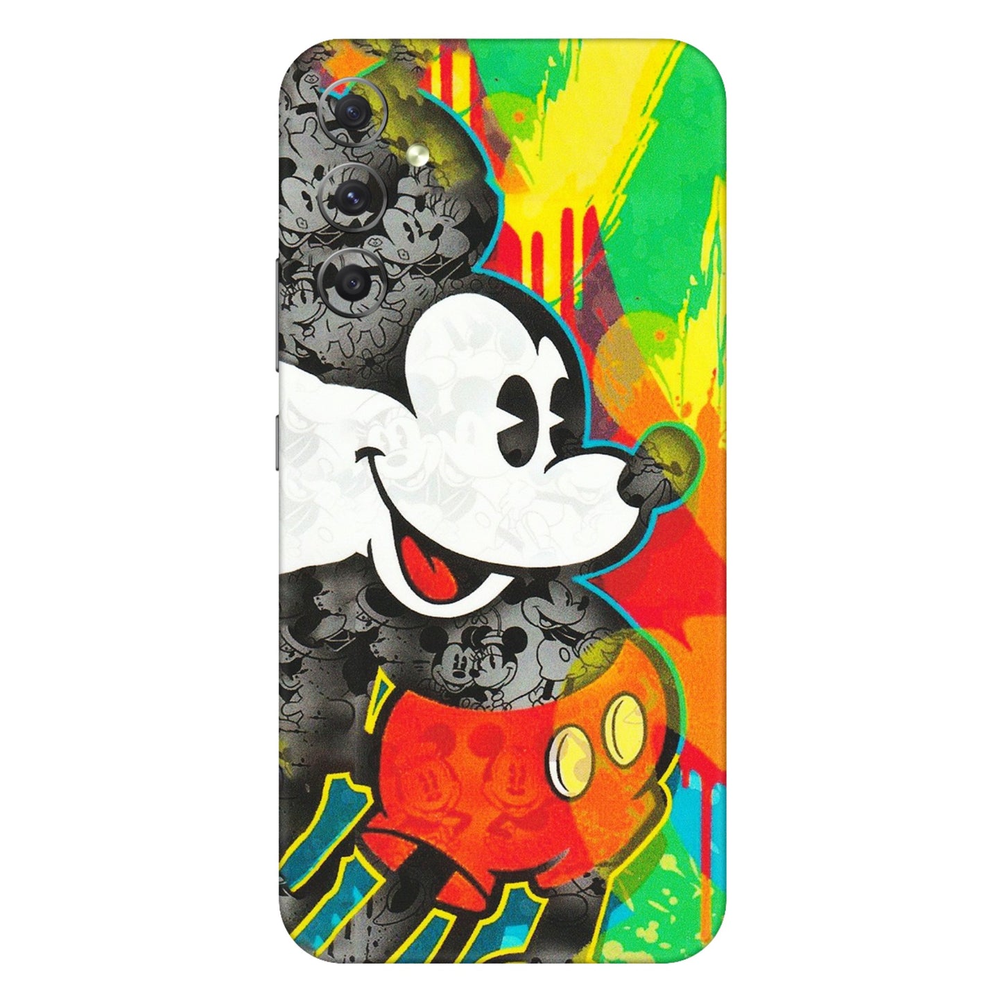 Samsung A/S Series Phone Skins (All Models) - Multiple Mickey With Colourful Texture - Matte Finish (M-84) Samsung Galaxy A34 (5G)