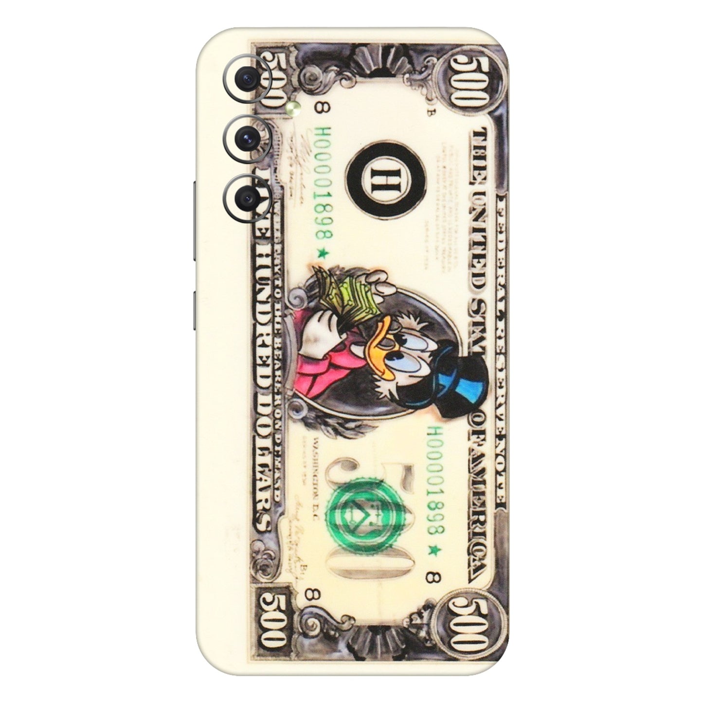 Samsung A/S Series Phone Skins (All Models) - Five Hundred Dollar Duck - Transparent Finish (T-15) Samsung Galaxy A34 (5G)