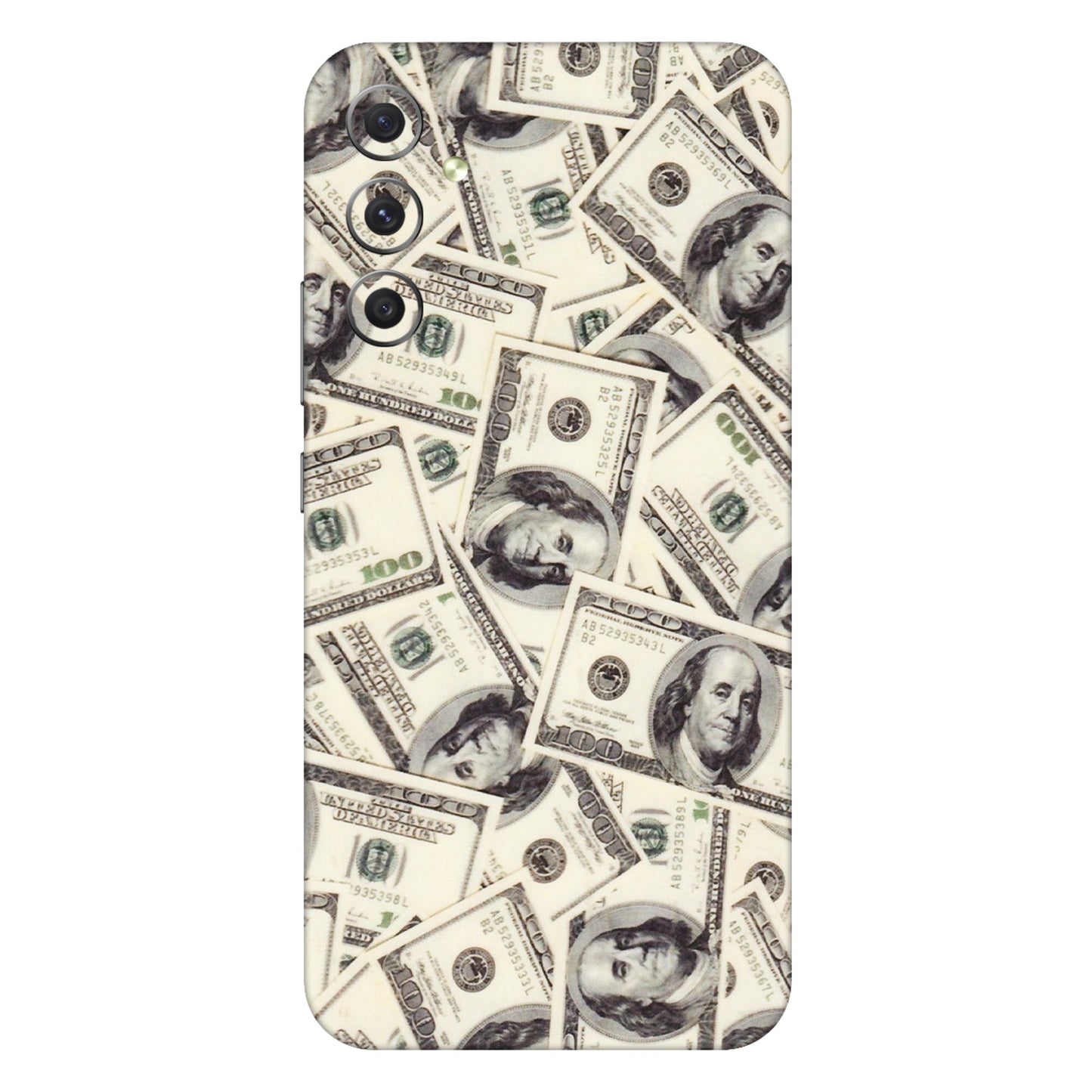 Samsung A/S Series Phone Skins (All Models) - Dollar Lover - Transparent Finish (T-17) Samsung Galaxy A34 (5G)