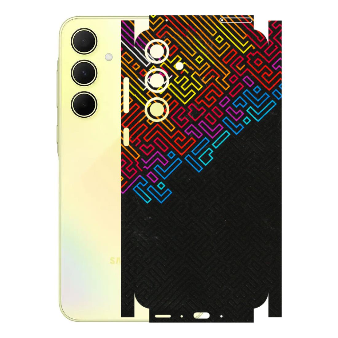 Samsung A/S Series Phone Skins (All Models) - Dotme Pattern Art - 3D Embossed Finish (L-121) Samsung Galaxy A35 (5G)