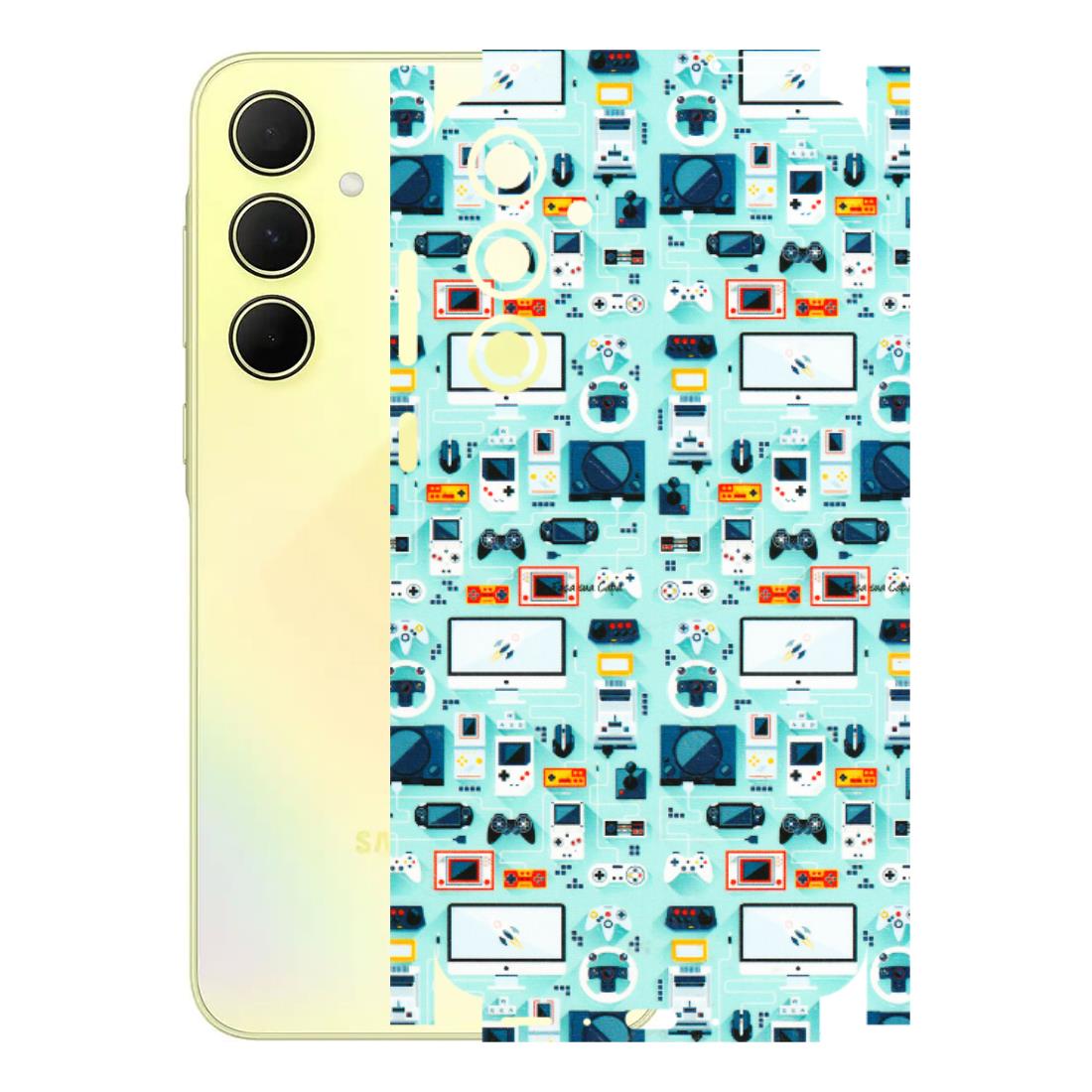 Samsung A/S Series Phone Skins (All Models) - Gadgets Doodle - 3D Embossed Finish (L-184) Samsung Galaxy A35 (5G)
