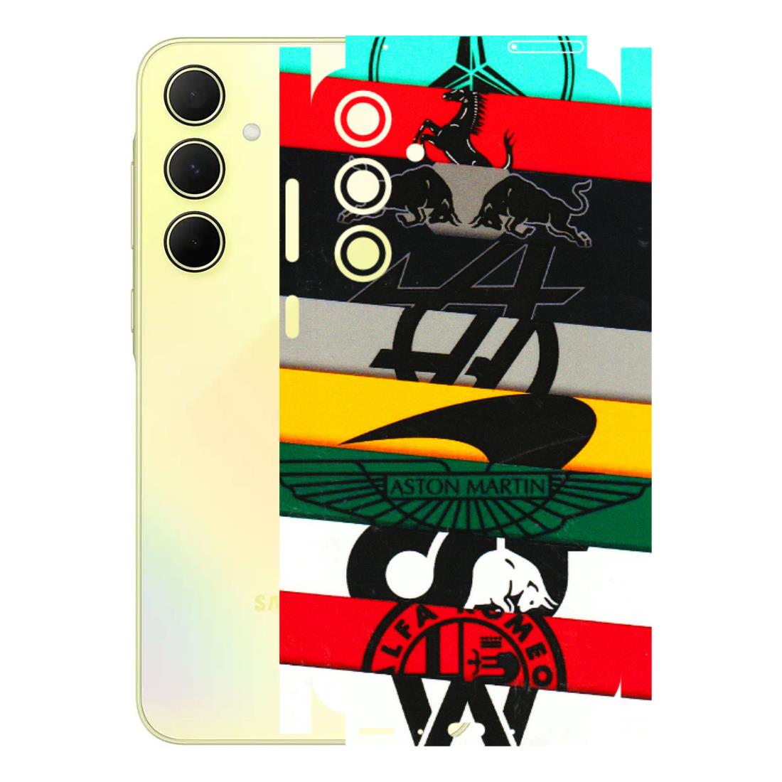 Samsung A/S Series Phone Skins (All Models) - Multi Designer Brands - 3D Embossed Finish (L-187) Samsung Galaxy A35 (5G)