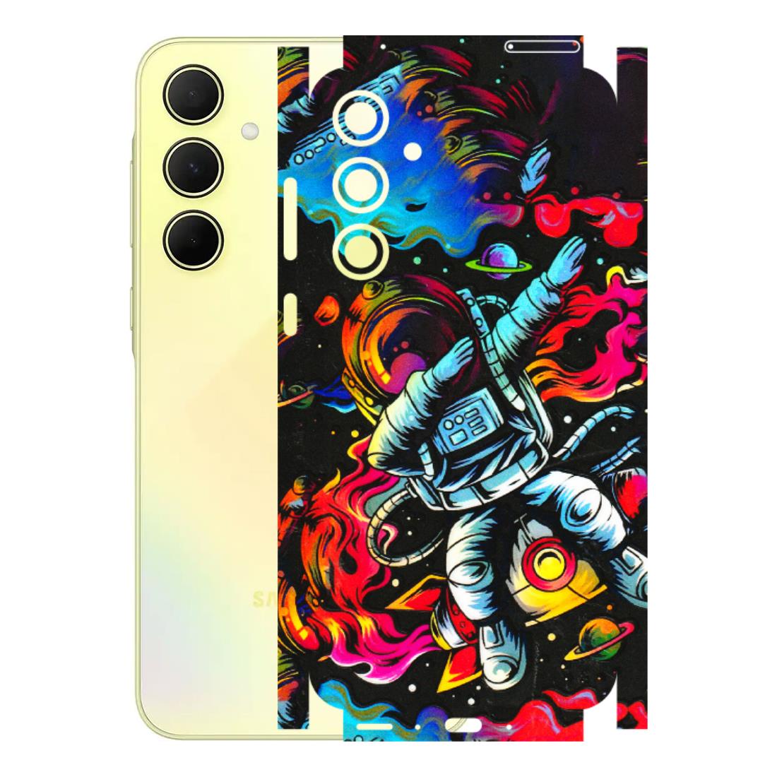 Samsung A/S Series Phone Skins (All Models) - Astronaut Dope - 3D Embossed Finish (L-191) Samsung Galaxy A35 (5G)