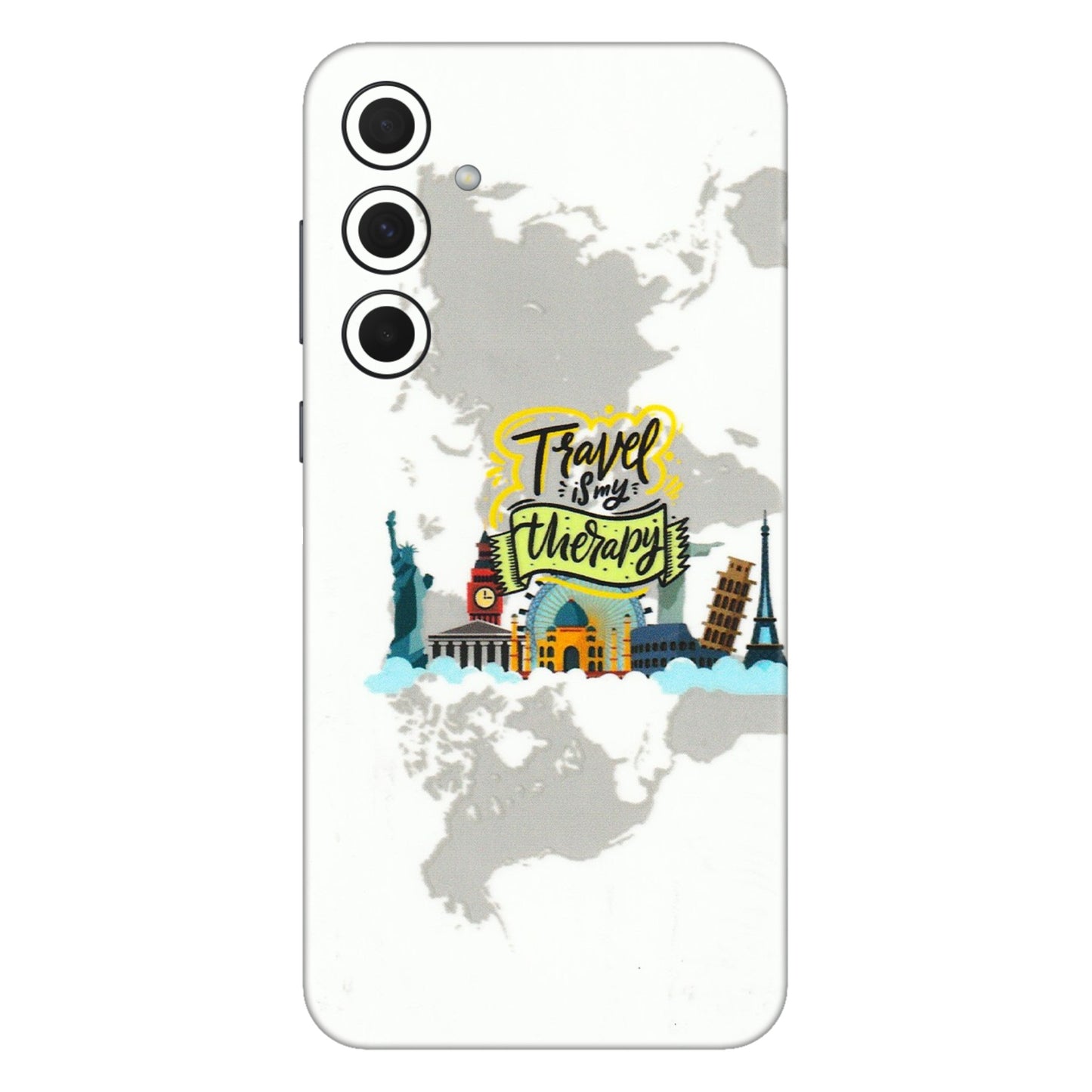 Samsung A/S Series Phone Skins (All Models) - Travel Therapy - 3D Embossed Finish (L-199) Samsung Galaxy A35 (5G)