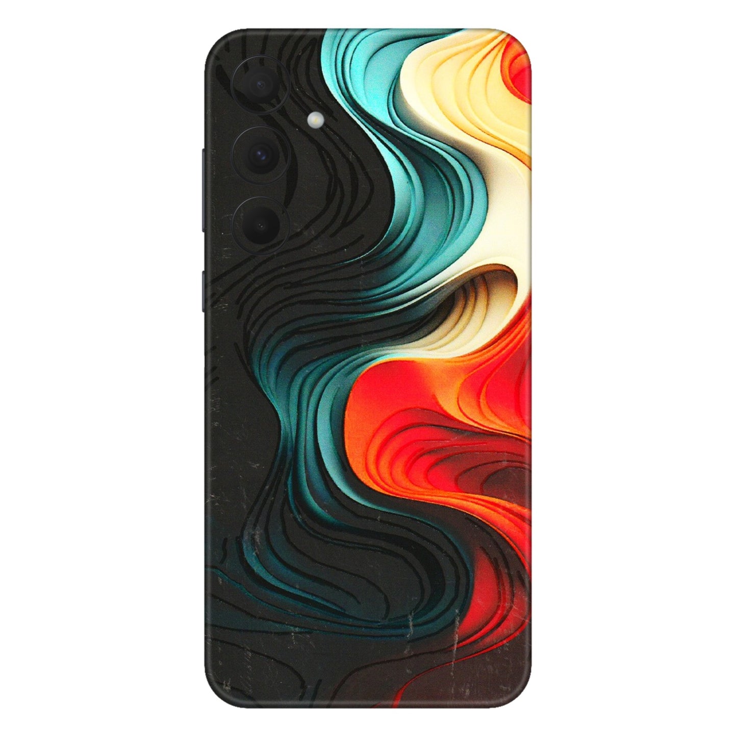 Samsung A/S Series Phone Skins (All Models) - The Silky Swirl - 3D Embossed Finish (L-240) Samsung Galaxy A35 (5G)