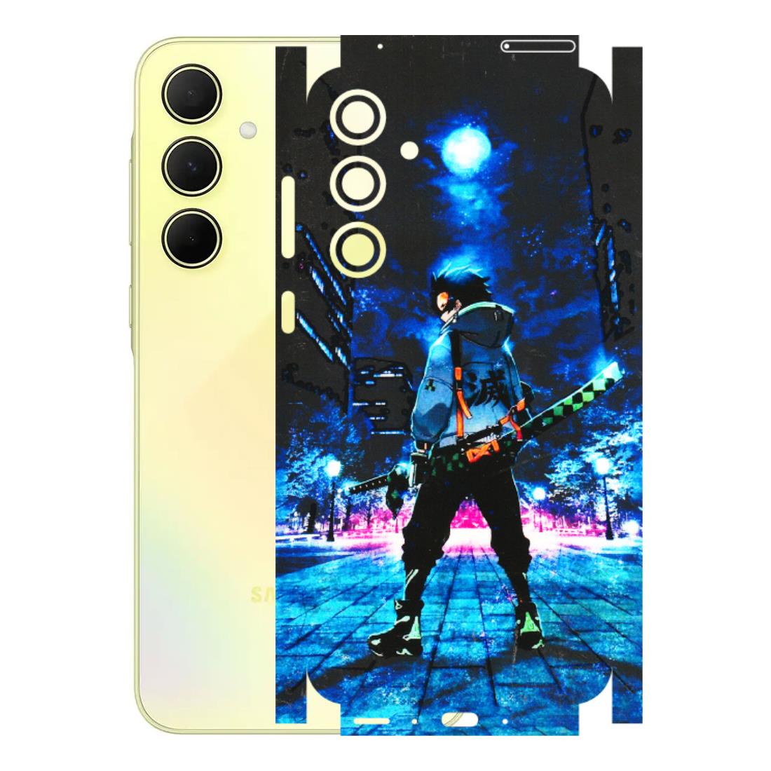 Samsung A/S Series Phone Skins (All Models) - Demon Slayer Sword - 3D Embossed Finish (L-247) Samsung Galaxy A35 (5G)