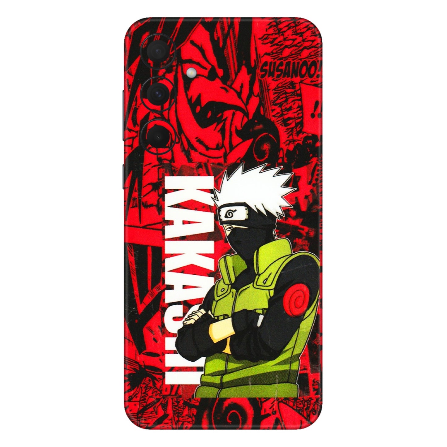 Samsung A/S Series Phone Skins (All Models) - Kakashi Red Anime - 3D Embossed Finish (L-251) Samsung Galaxy A35 (5G)