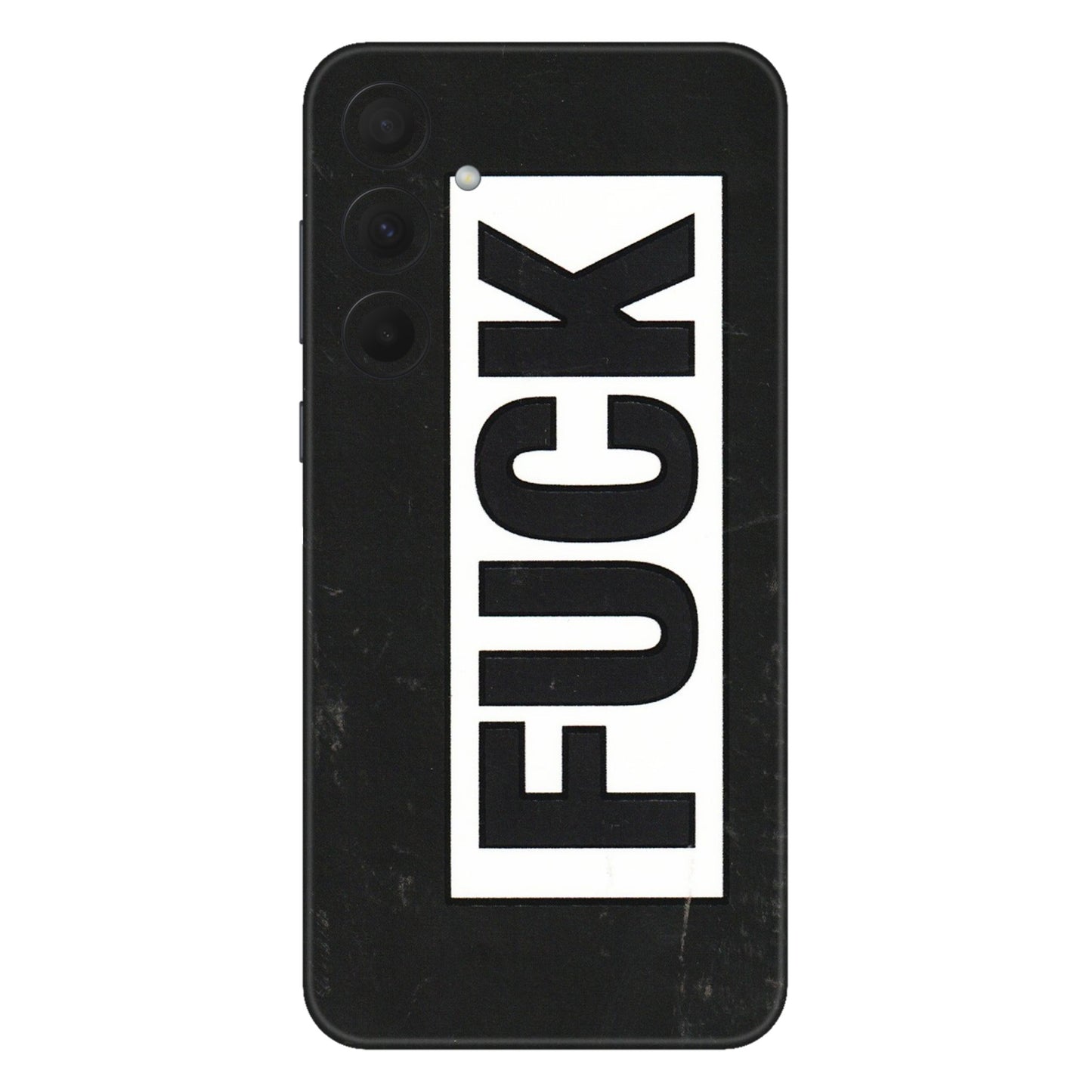 Samsung A/S Series Phone Skins (All Models) - The F Word - 3D Embossed Finish (L-255) Samsung Galaxy A35 (5G)