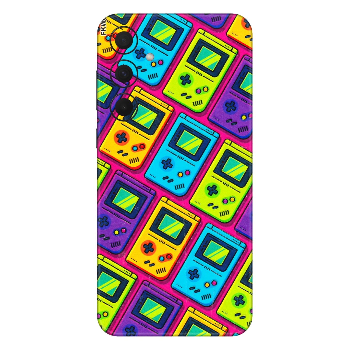 Samsung A/S Series Phone Skins (All Models) - Gameboy Colourful - 3D Embossed Finish (L-266) Samsung Galaxy A35 (5G)