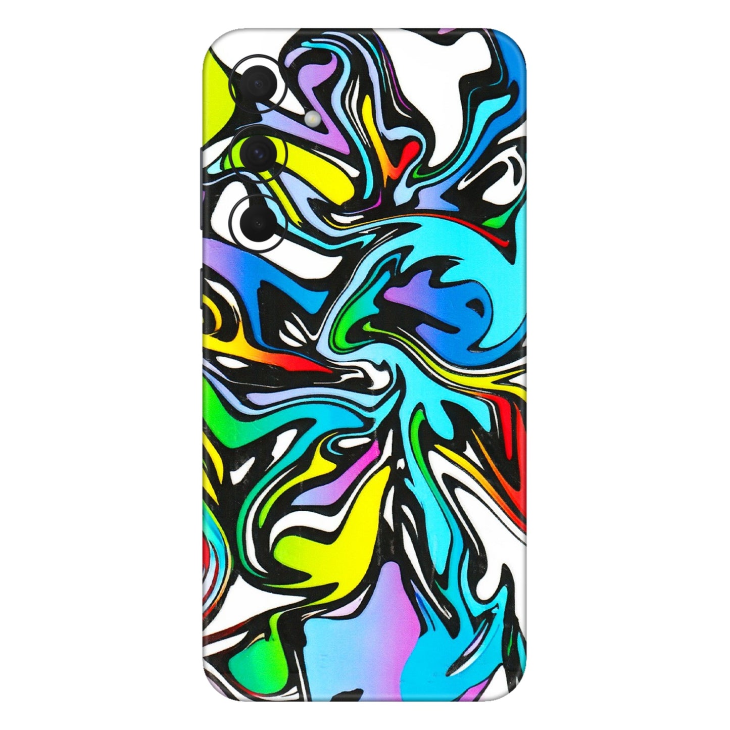 Samsung A/S Series Phone Skins (All Models) - Abstract Colour Paints - 3D Embossed Finish (L-271) Samsung Galaxy A35 (5G)