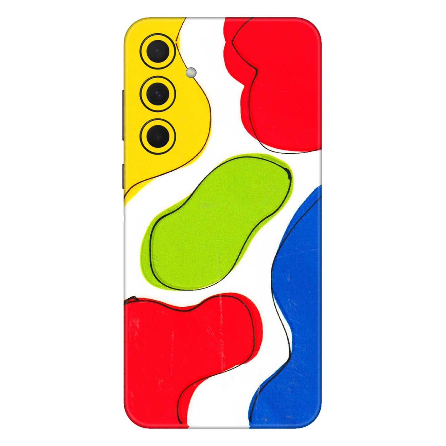 Samsung A/S Series Phone Skins (All Models) - RGB Colour Paint - 3D Embossed Finish (L-284) Samsung Galaxy A35 (5G)