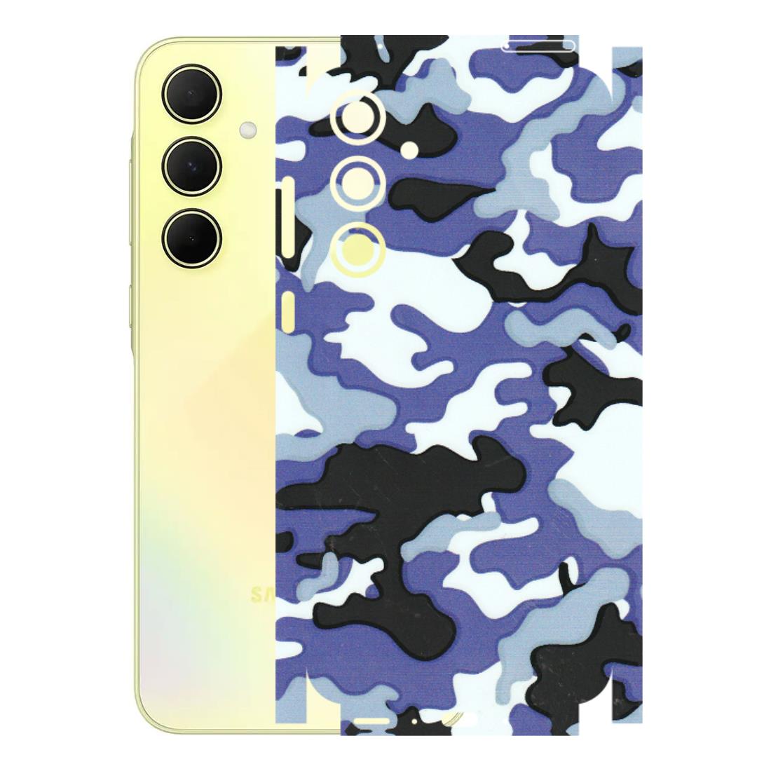 Samsung A/S Series Phone Skins (All Models) - Powerfull Military Camoflauge - 3D Embossed Finish (L-49) Samsung Galaxy A35 (5G)