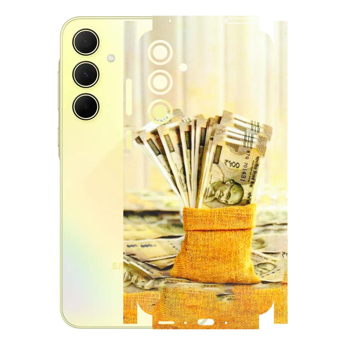 Samsung A/S Series Phone Skins (All Models) - Show Me The Money - 3D Embossed Finish (L-52) Samsung Galaxy A35 (5G)