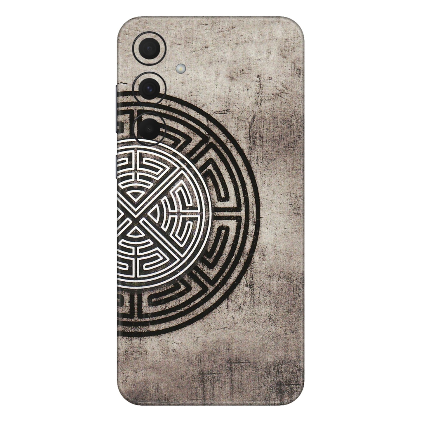 Samsung A/S Series Phone Skins (All Models) - Mysterious Circular Design - 3D Embossed Finish (L-63) Samsung Galaxy A35 (5G)