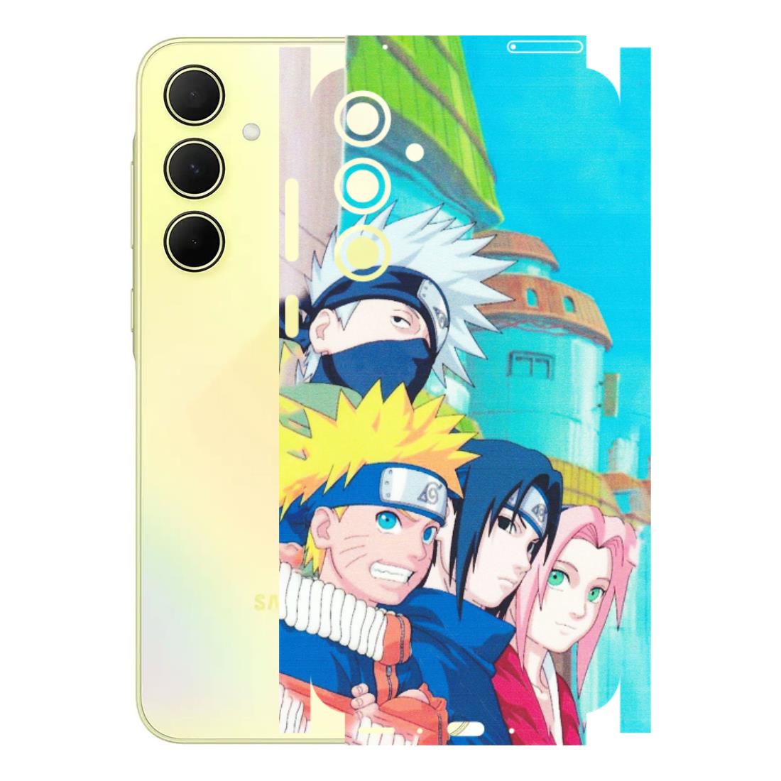 Samsung A/S Series Phone Skins (All Models) - Team Minato And Kakashi - Matte Finish (M-101) Samsung Galaxy A35 (5G)