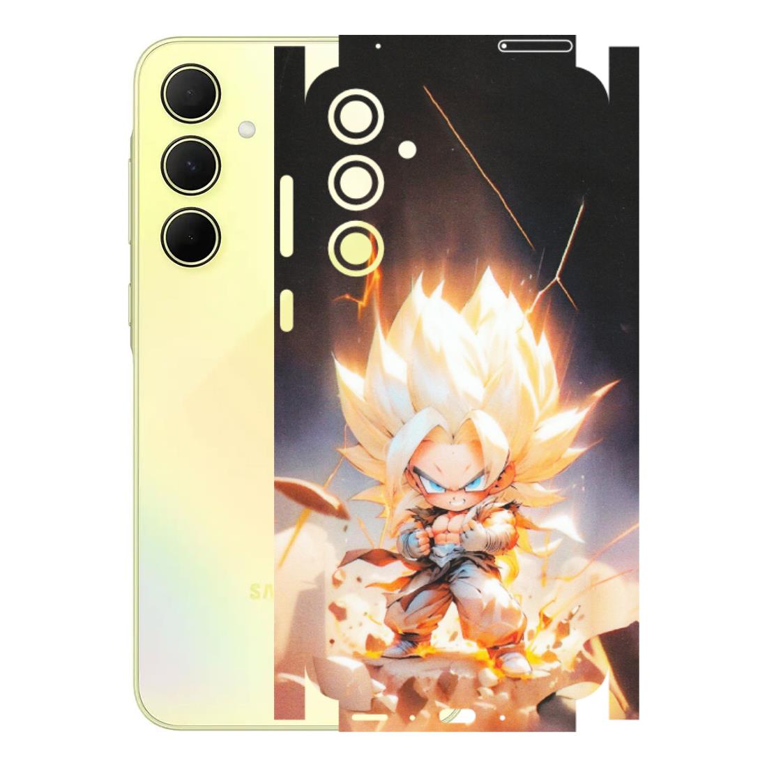 Samsung A/S Series Phone Skins (All Models) - Goku Dragon Cute Anime - Matte Finish (M-131) Samsung Galaxy A35 (5G)